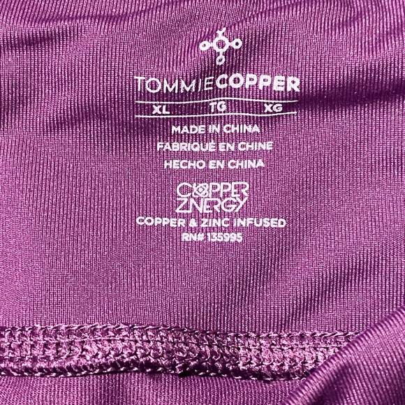 Tommie Copper Leggings Womens XL Amethyst Compression Pants NWT - Picture 5 of 8